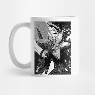 amazing and unique black and white abstract unique design Mug